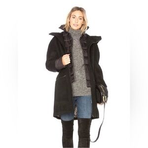 SOIA & KYO Rosalia Mixed Media Puffer Coat